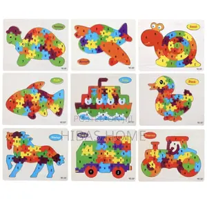 Early Childhood Development A-z Alphabet Wooden Puzzle Game