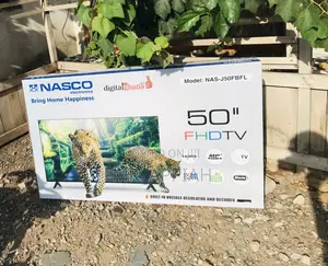 Authentic Nasco 50 Inch Full HD Smart Android Tv(Black).