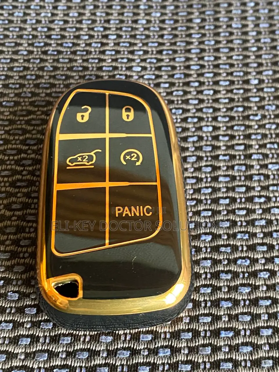 Flashy TPU Cases for Chrysler Dodge Jeep Smart Key With Hook