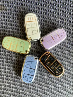 Flashy TPU Cases for Chrysler Dodge Jeep Smart Key With Hook