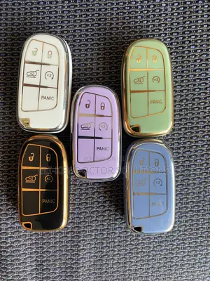 Flashy TPU Cases for Chrysler Dodge Jeep Smart Key With Hook