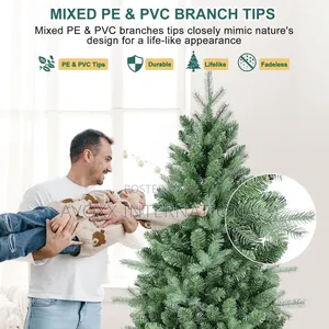 7.5 FT Artificial Skinny Christmas Tree