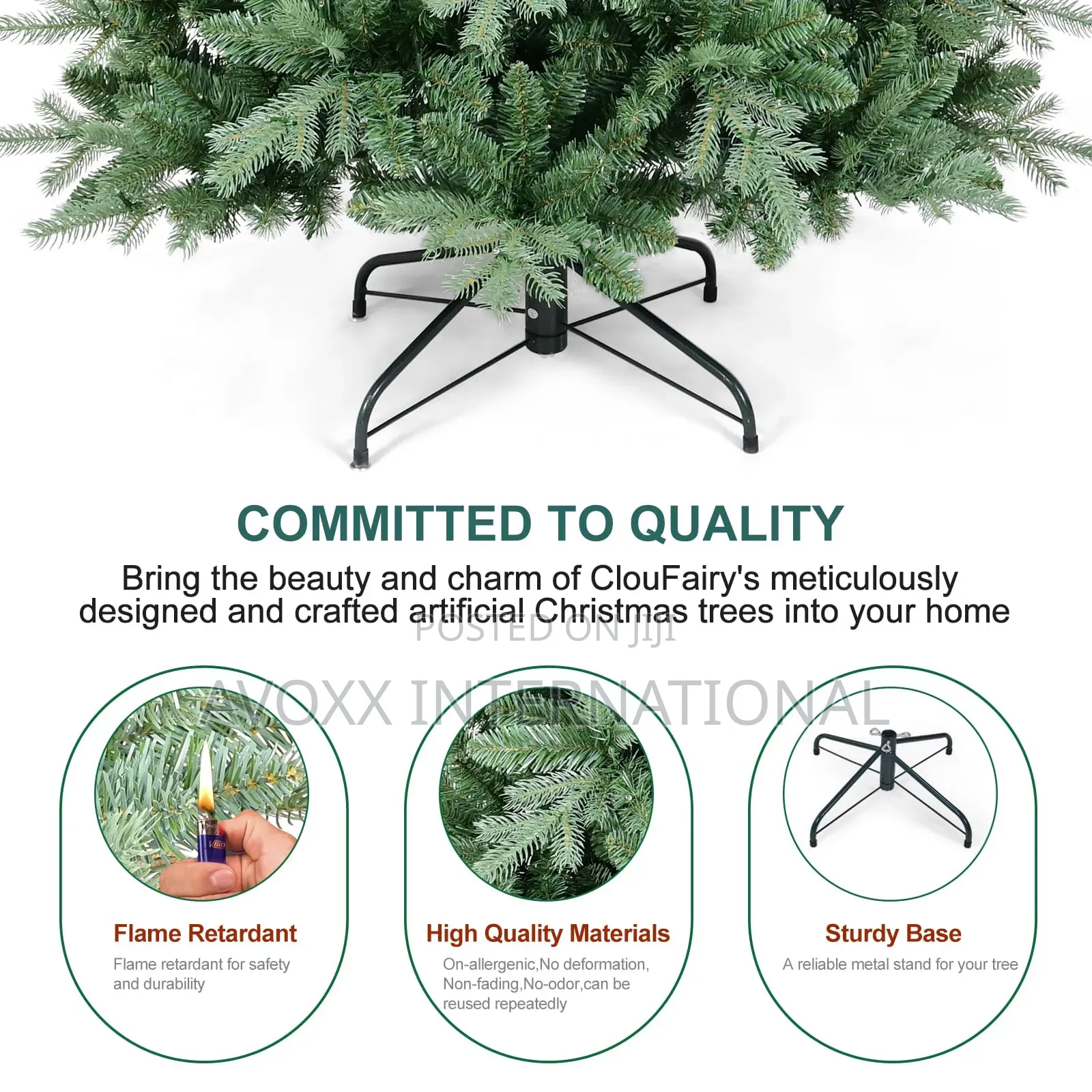 7.5 FT Artificial Skinny Christmas Tree