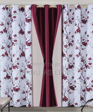 Luxury 3in1 Curtains Set ( Available in Diff Colors)