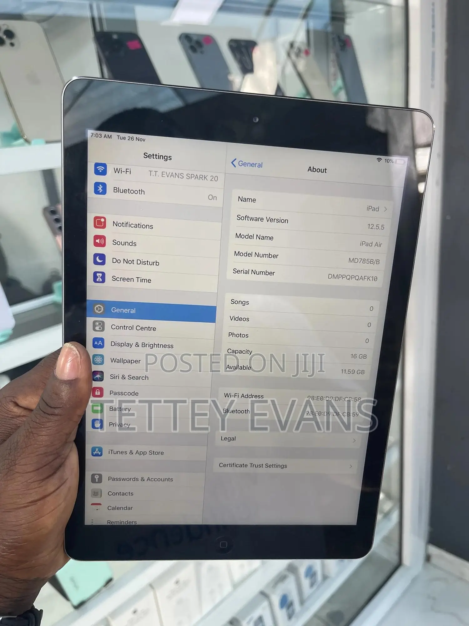 Apple iPad Air 16 GB Silver