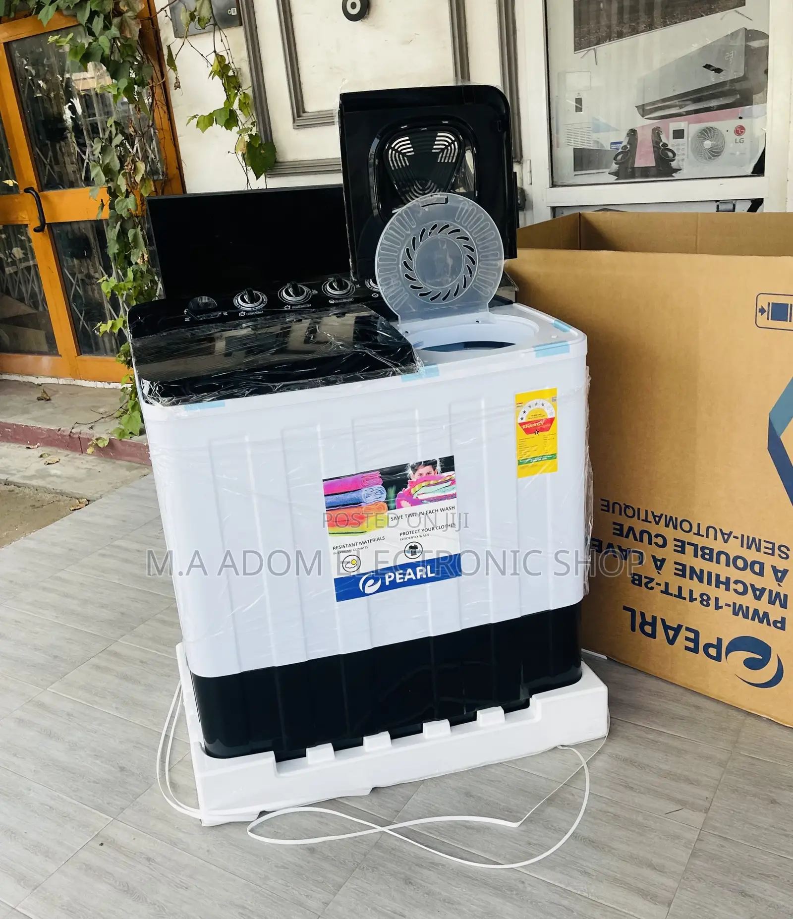 Choose Quality Pearl Semi-Auto Electric Washing Machine.