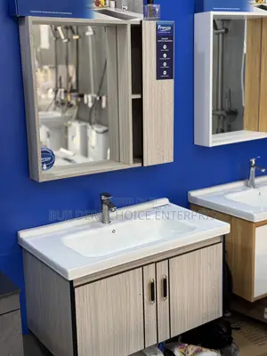 Luxury Cabinet Basin With Mirror (2111)