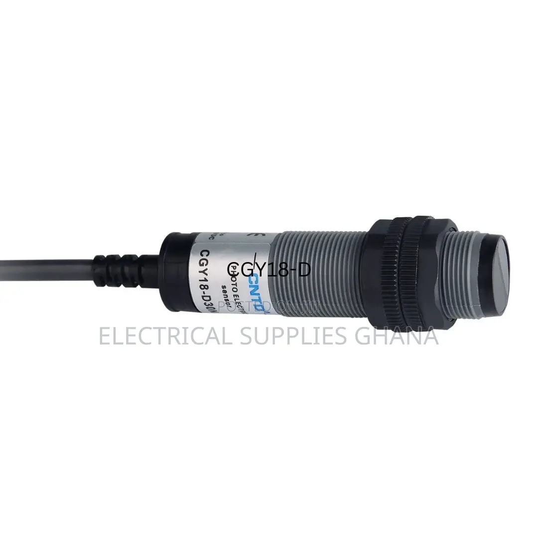 Cylindrical Photoelectric Sensor for Industrial Automation