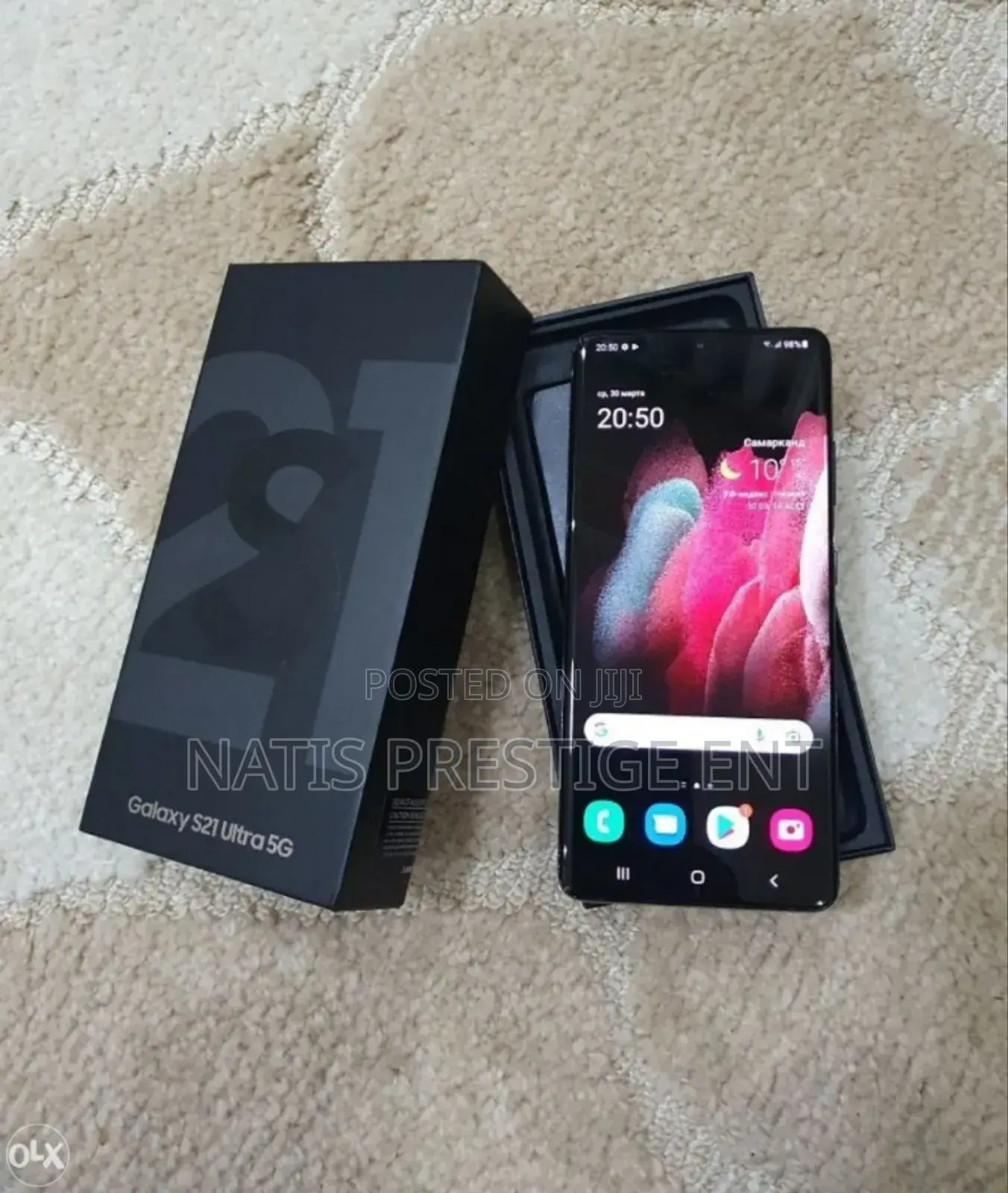 New Samsung Galaxy S21 Ultra 5G 256 GB Black