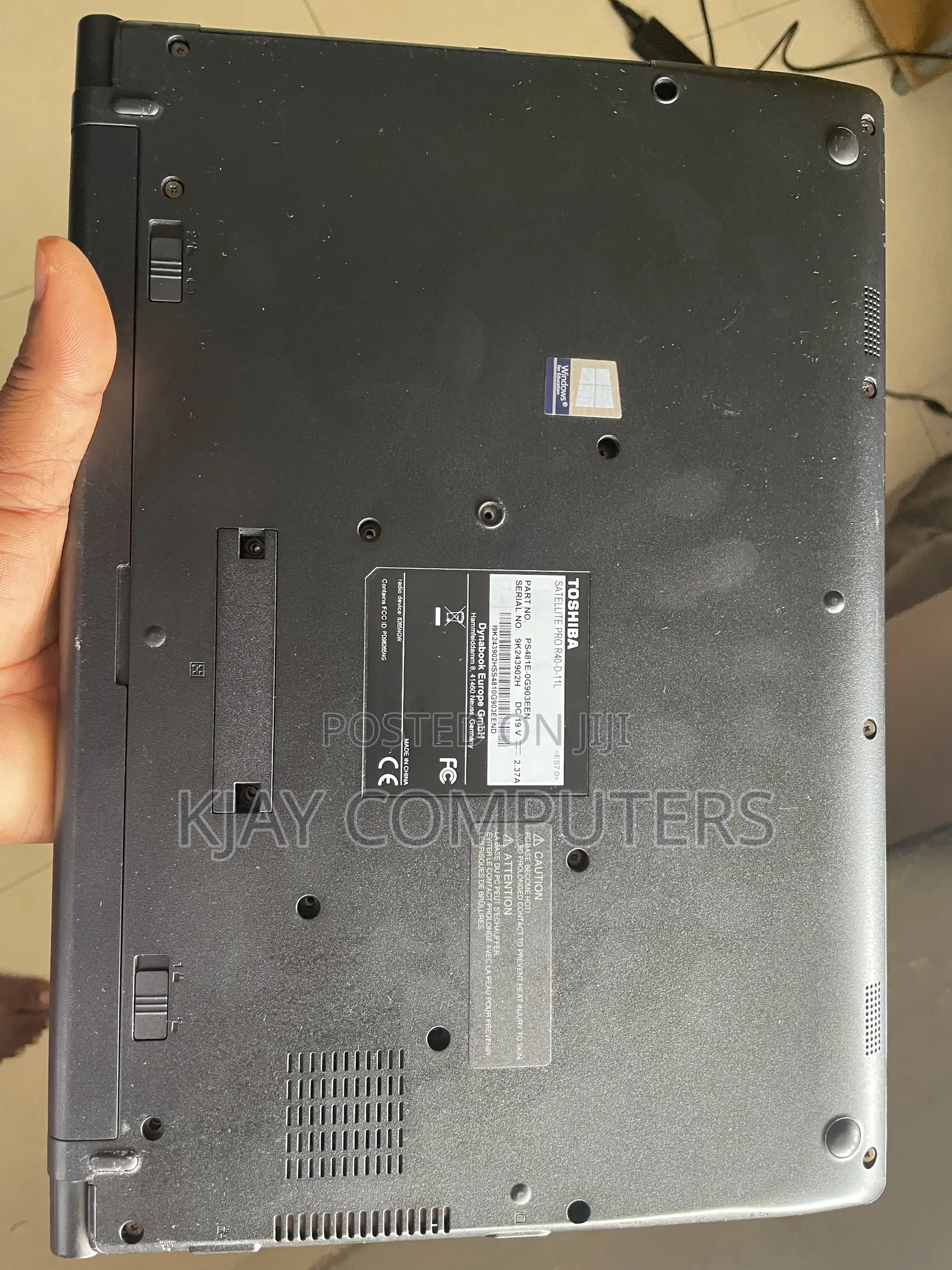 Laptop Toshiba Satellite Pro L500 8GB Intel Core I5 SSD 250GB