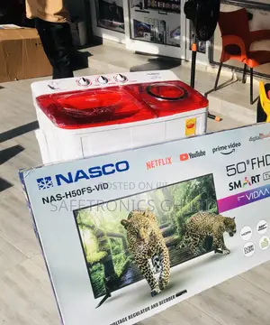 Edgeless Frame 50 Inch Smart Full HD Nasco Led Digital Tv
