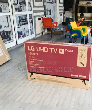 Sleek Black LG Suitable UN73 49 Inch Smart Led Tv