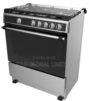 Flames That Ignite With MIDEA-5-BURNER-GAS-COOKER-WITH-OVEN