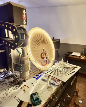 CNC Cutting, Engraving Works, 3d 2d Signage, Materials Lights