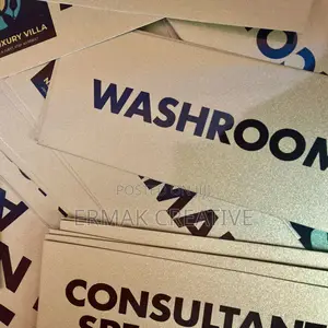 Door Label With Holder