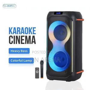 Karaoke Cinema With Microphone  
 Speaker