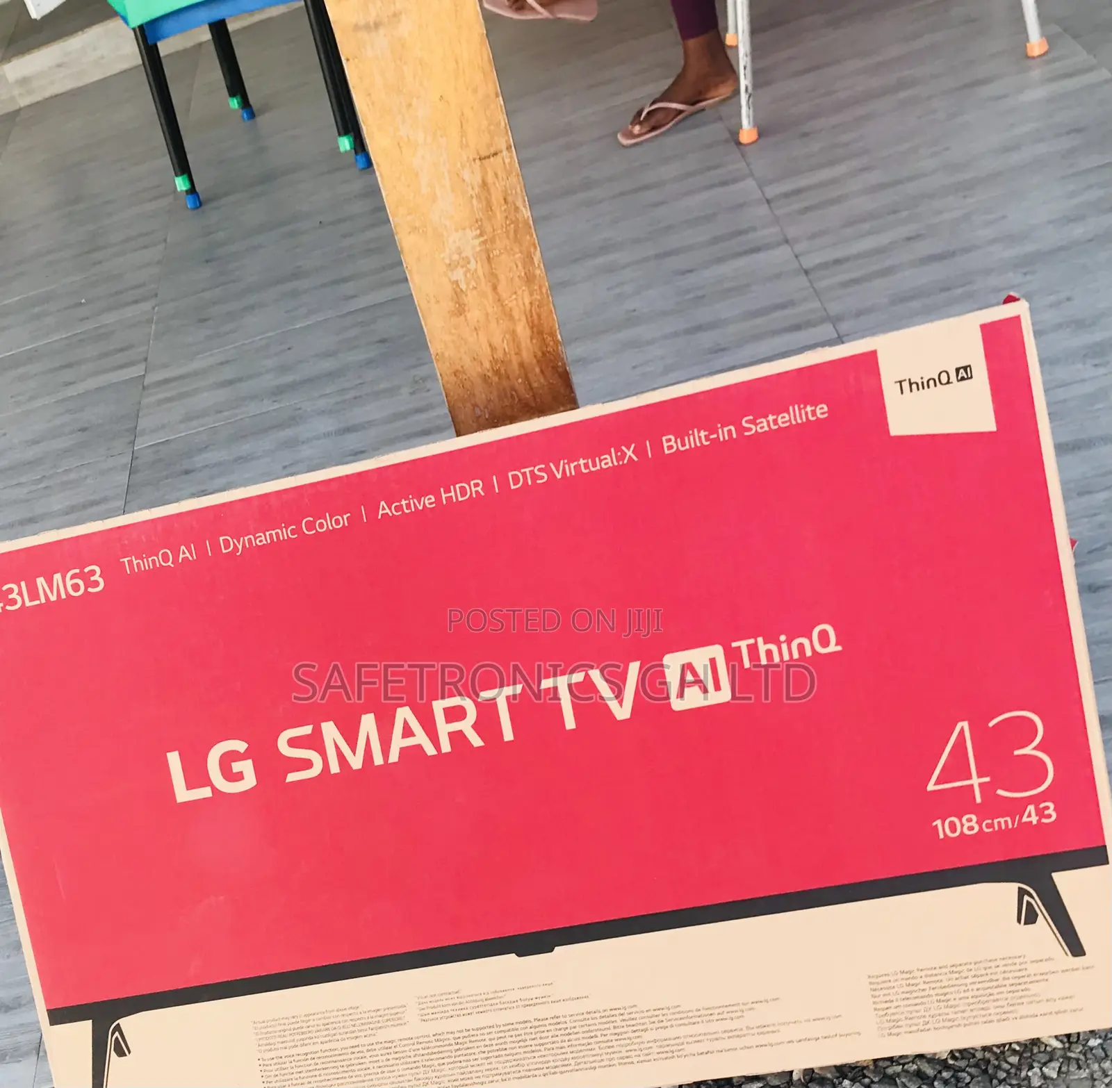 Durable LM63 43 Inch Smart Full HD LG Black Tv