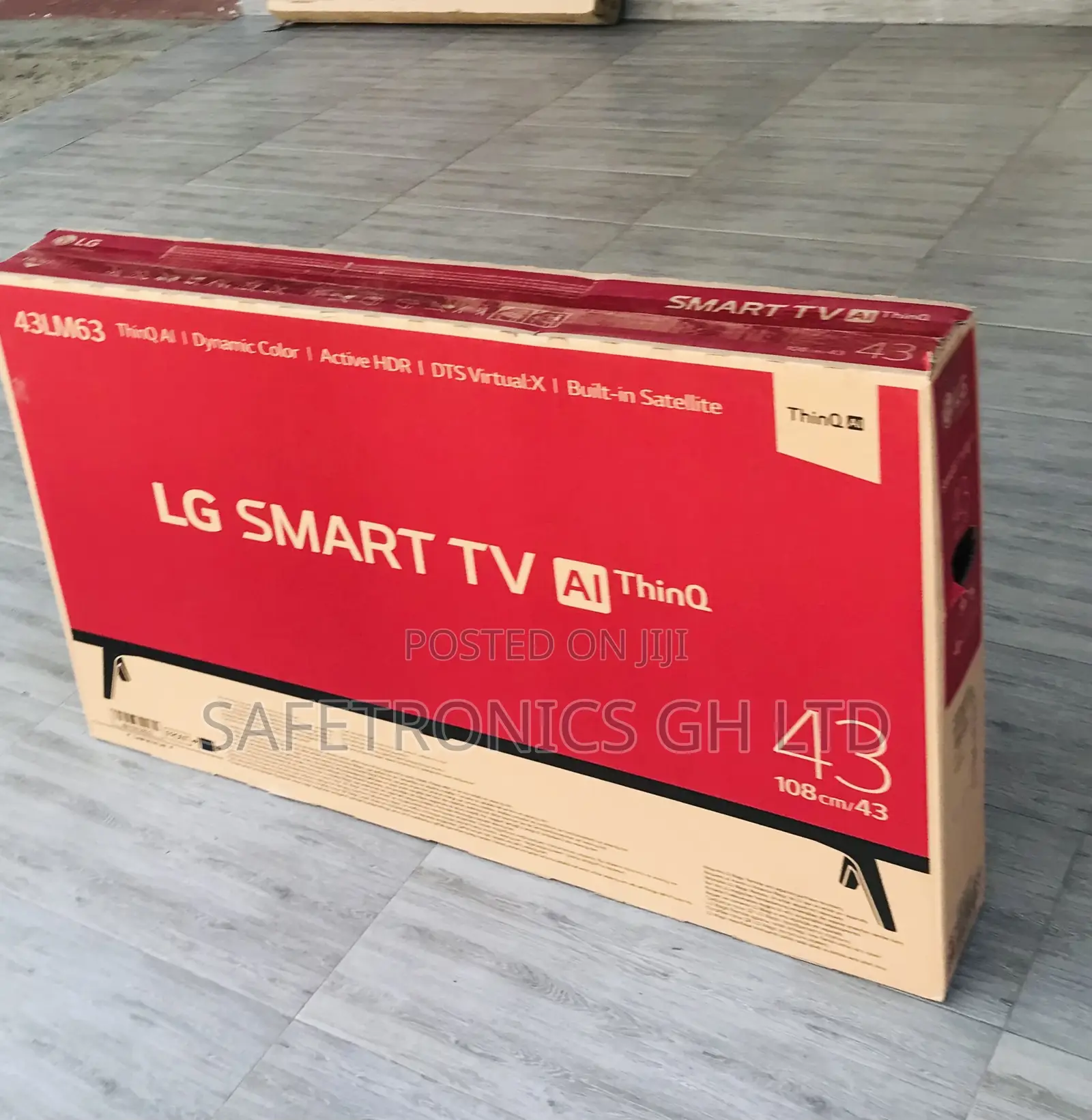 Super Black LG 43 Inch Smart Full HD LM63 Tv