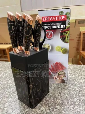 7pcs Non Stick Coated Knife Set