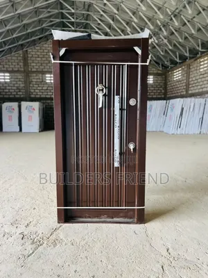 Brown Full Metallic Heavyduty Turkish Single Door+Accessory