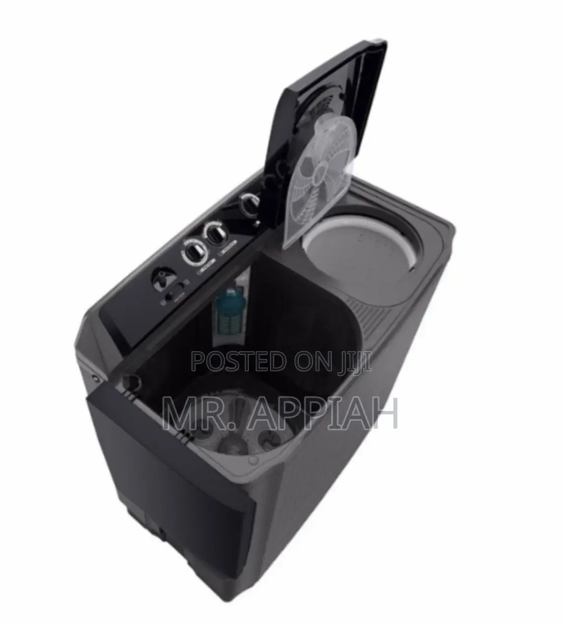 ShopOriginal LG P861RONT 7kg Twin Tub Washing Machine,Black