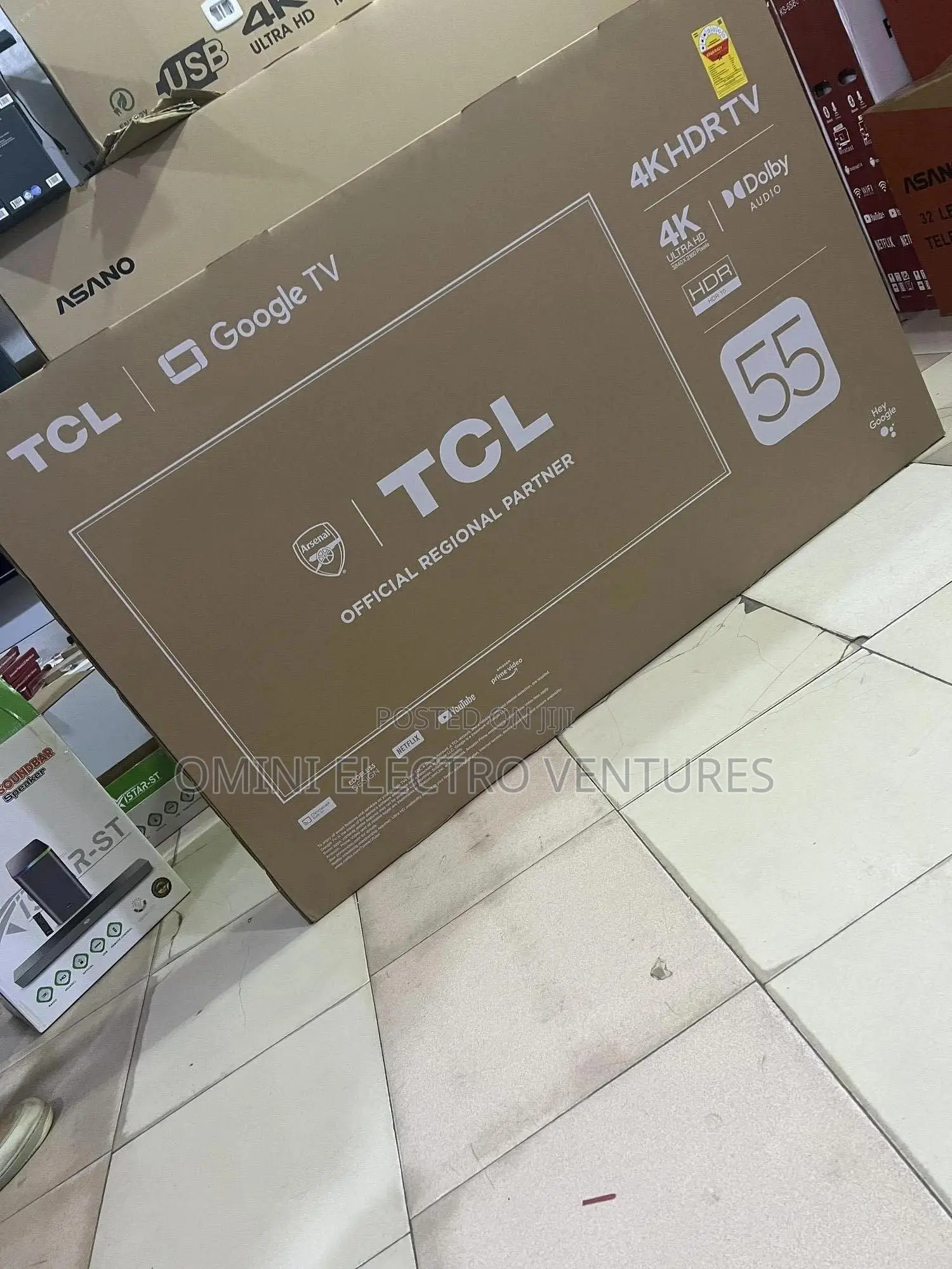 Brand New TCL 55'' Smart Uhd Tv Google