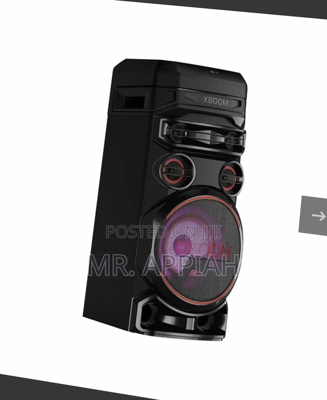 Order Original LG RNC7 420watt Bluetooth Speaker(Black).