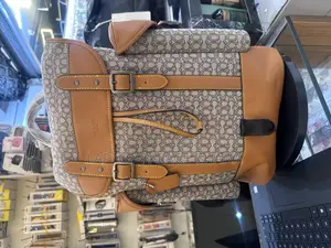 League Flap Laptop Backpack in Signature