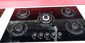 Premium In-built Fireproof 5burner 90cm Glass Gas Hob