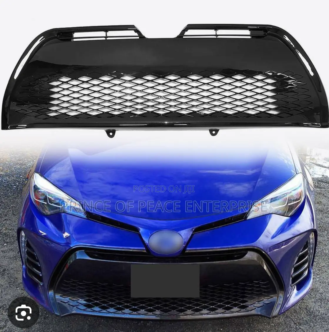 Toyota Corolla 2017 18 2019 Sports Front Bumper Down Grille