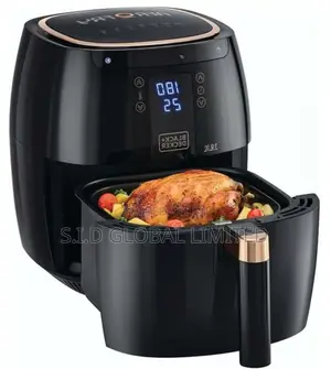Compact Design of Black Decker 4L Air Fryer-Af4037-B5