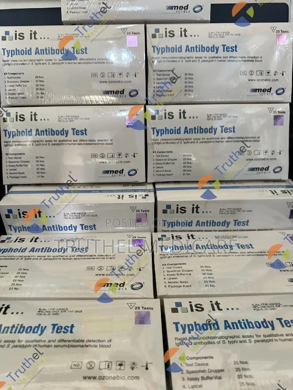 Typhoid Test Cassette