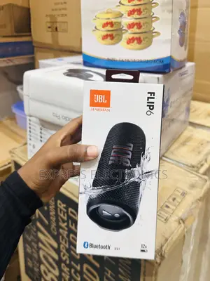 Passive Radiators Bluetooth Speaker Flip 6 Black