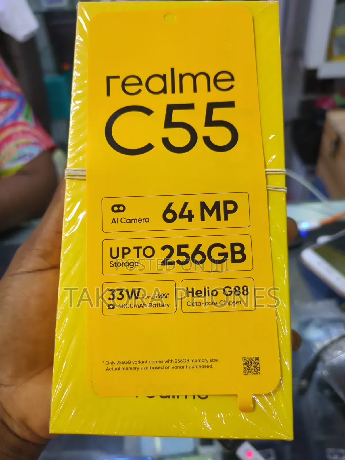 New Realme C55 128 GB Black