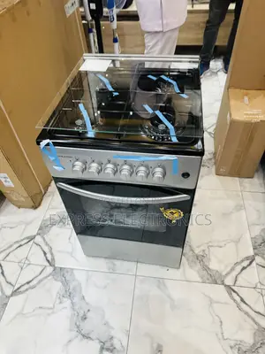 Range Cooker 4burner Oven Grey