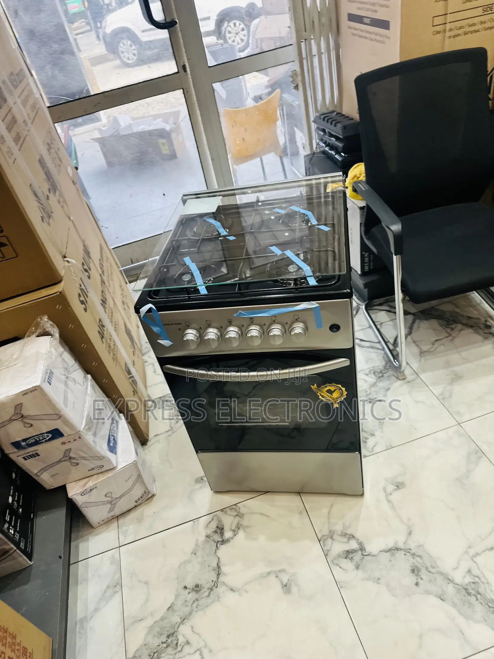Very Cool Price Grey Color 4burner 50/50