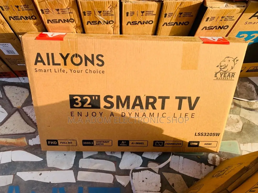 Ailyons 32" Smart LED TV: Immerse Yourself in Entertainment