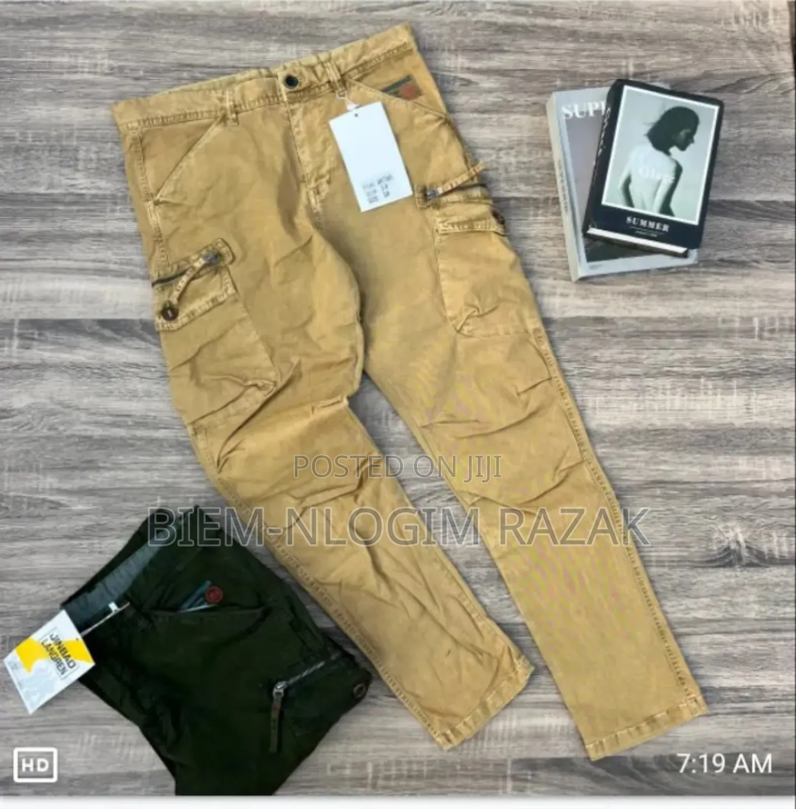 Authentic Cargo Pants Available in Stock