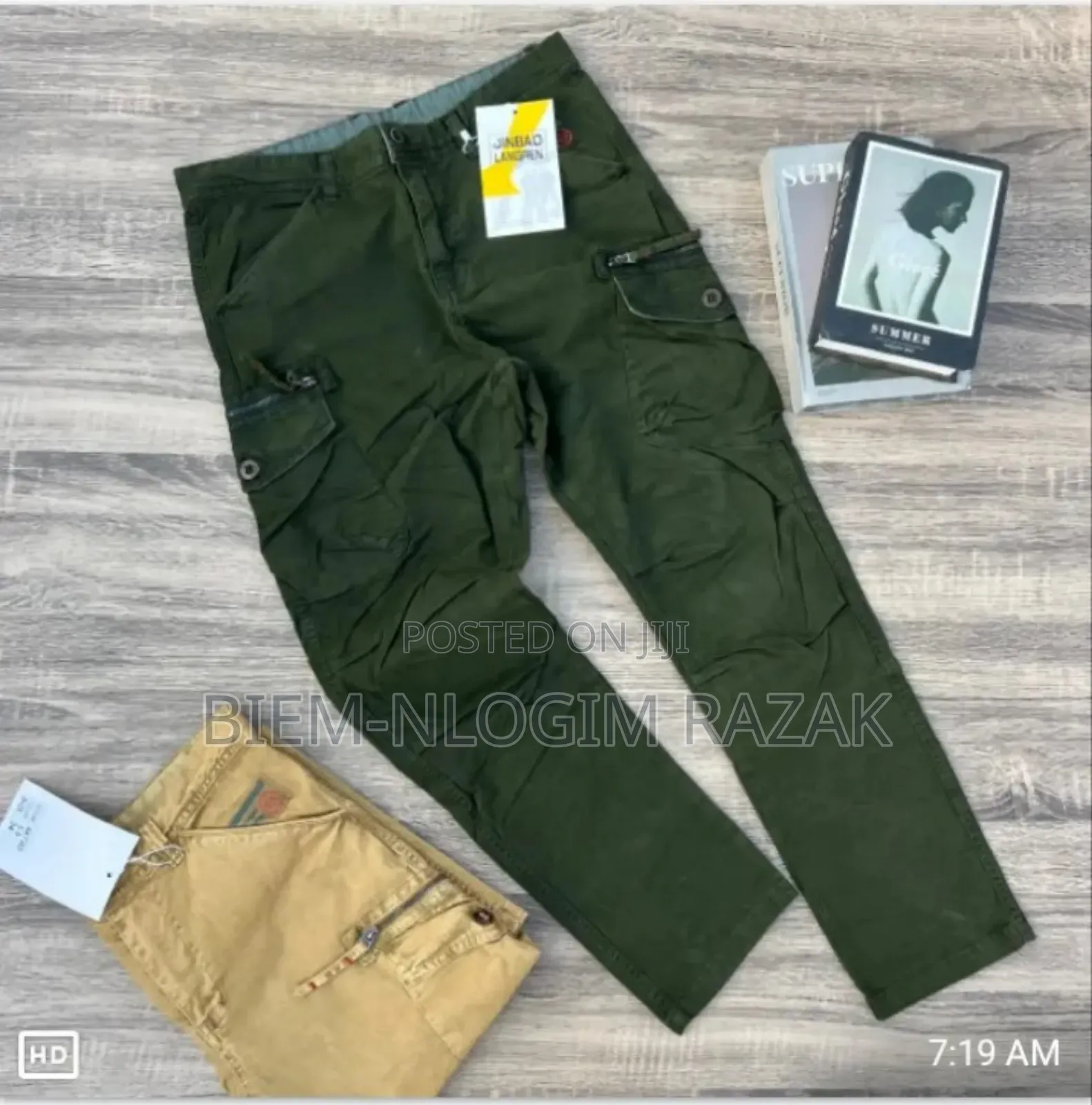 Authentic Cargo Pants Available in Stock