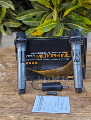 2 Wireless Microphones for Karaoke Parties, Church Performan