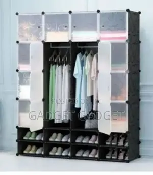 12 Cubes Strong ABS Plastic Wardrobe