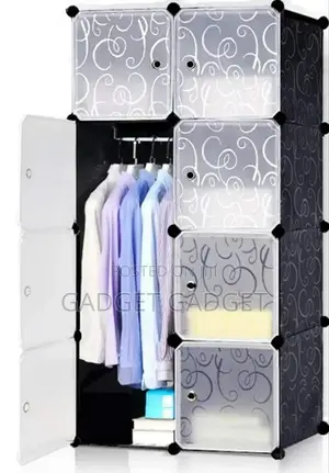 8 Cubes Strong Abs Plastic Wardrobe