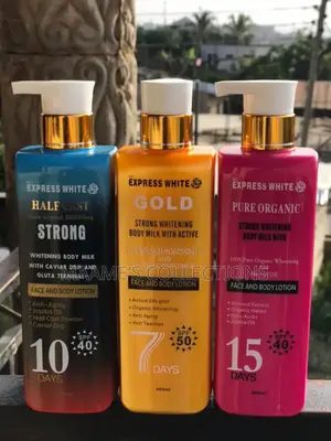 Express White Face and Body Lotion