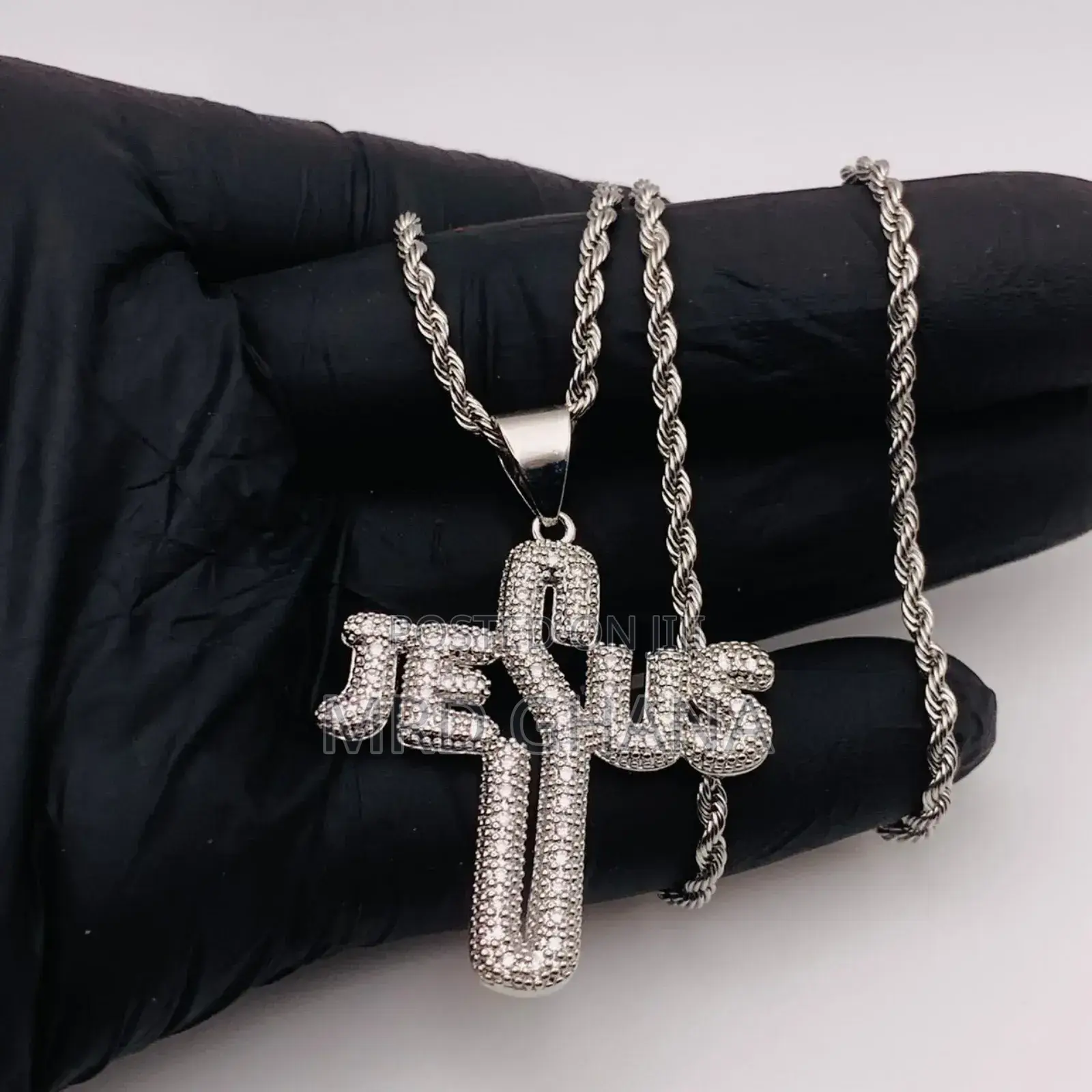 Jesus Silver Pendent Chains