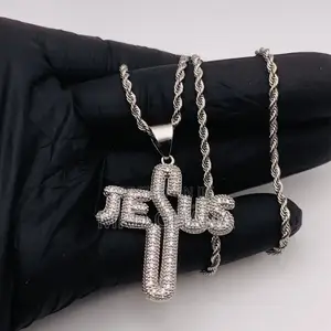 Jesus Silver Pendent Chains