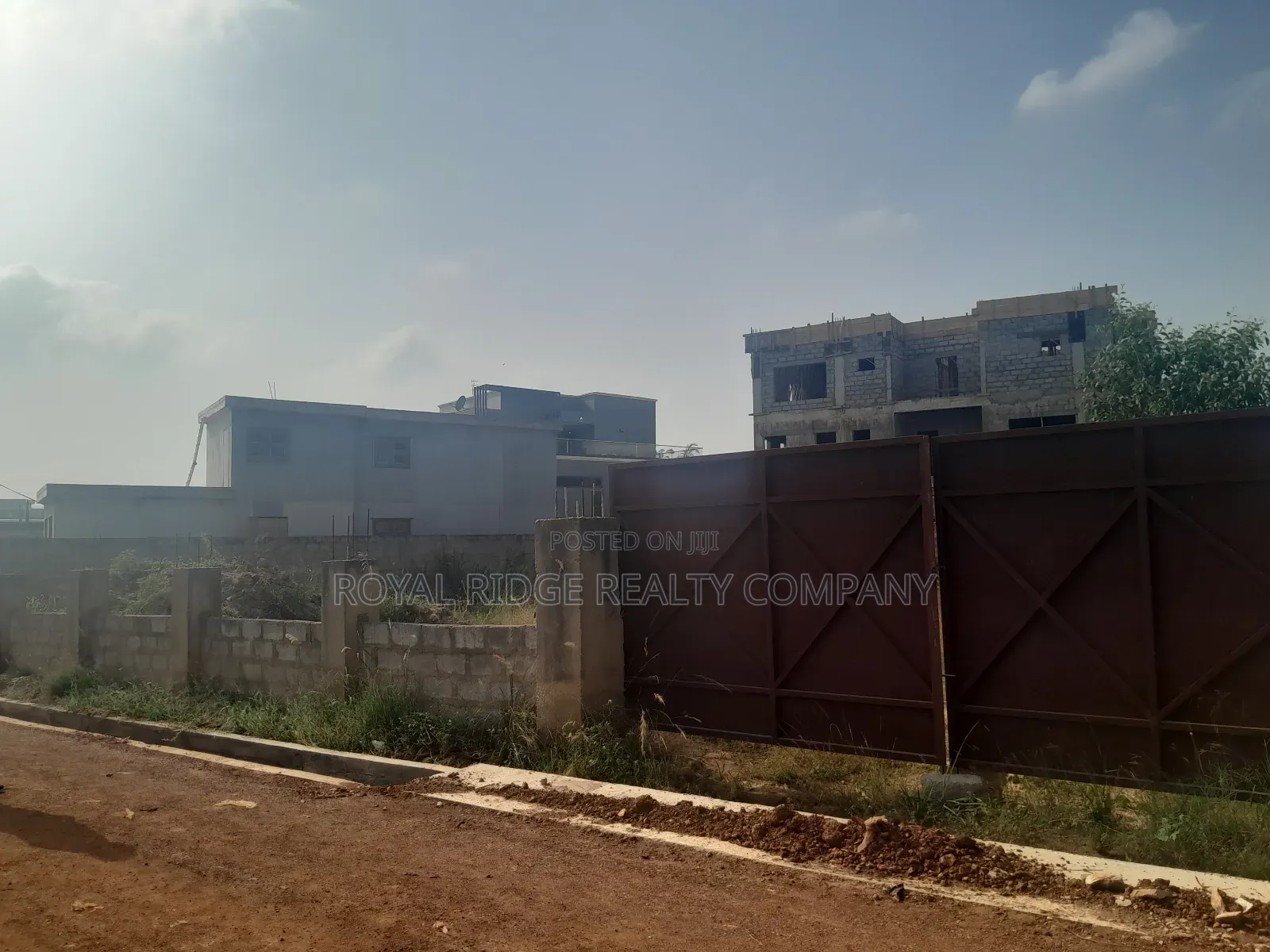 A Plot of Land for Sale in a Gated Community