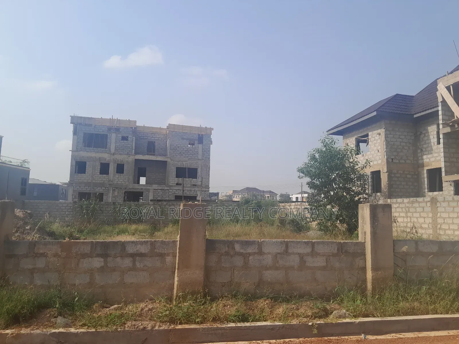 A Plot of Land for Sale in a Gated Community