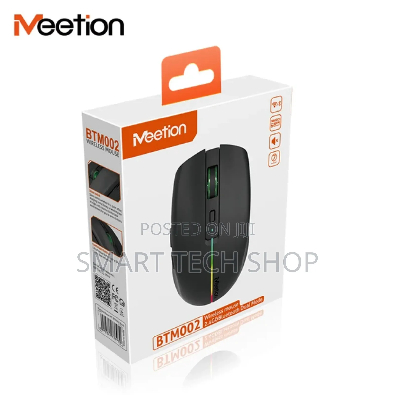 Meetion Dual Mode Wireless + Bluetooth Chargeable Mouse RGB
