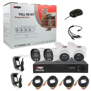 4 Channel Anspo 5mp Analogue CCTV Kit