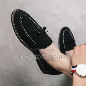 Men's Oxford Leather Loafers Shoes